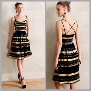 Anthropologie Wolven Velvet dress